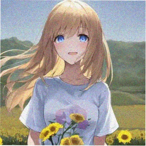 短发利落风格动漫女生头像